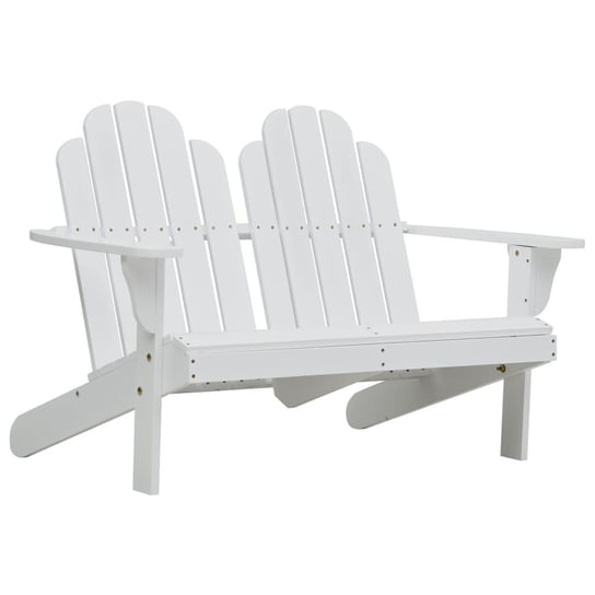 Krzesło VIDAXL Adirondack, białe, 83x84x124 cm vidaXL