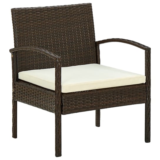 Krzesło VIDAXL, brązowe, 72x58x58 cm vidaXL