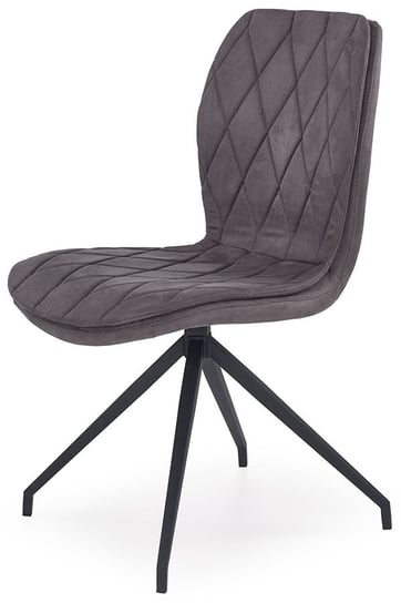 Krzesło w industrialnym stylu PROFEOS Gimer, szare, 62x49x90 cm Profeos