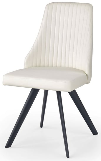 Krzesło w minimalistycznym stylu PROFEOS Vime, białe, 48x53x87 cm Profeos