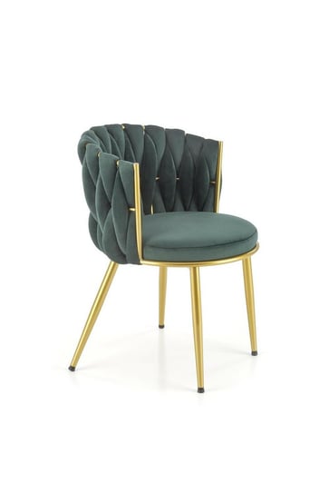 Krzesło Wendy zielone/złote Intesi
