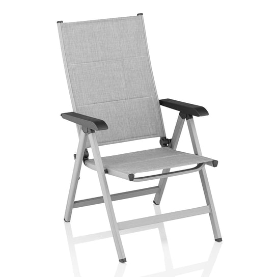 Krzesło wielopozycyjne Basic Plus Padded srebrno-jasnoszary KETTLER 0301201-9300 Kettler
