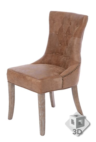 Krzesło William 51x63x95cm, Kolor: BRĄZ Miloo Home
