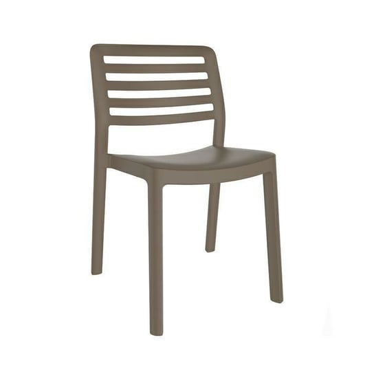 Krzesło Wind brązowe z tworzywa Resol
