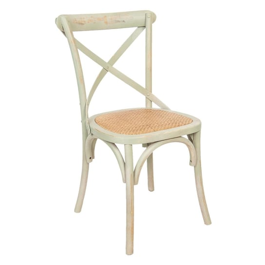 Krzesło z plecionym siedziskiem MIA HOME Amalfi, beżowe, 42x46x87 cm MIA home