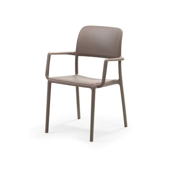 Krzesło z podłokietnikami Riva, szare, 86x59x55 cm Nardi