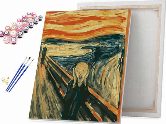 Krzyk - Edvard Munch - Malowanie po numerach Beliart