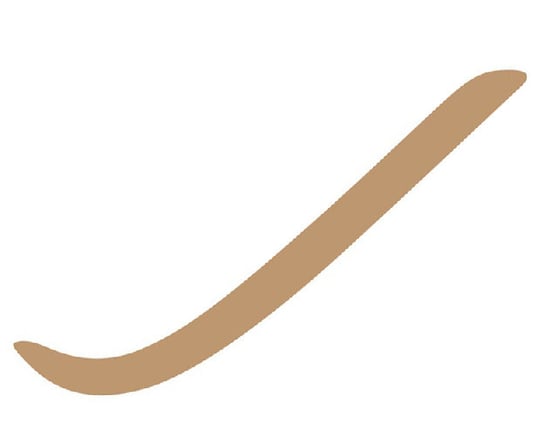 Krzywik krawiecki Sierp, 48x15 cm LENIAR