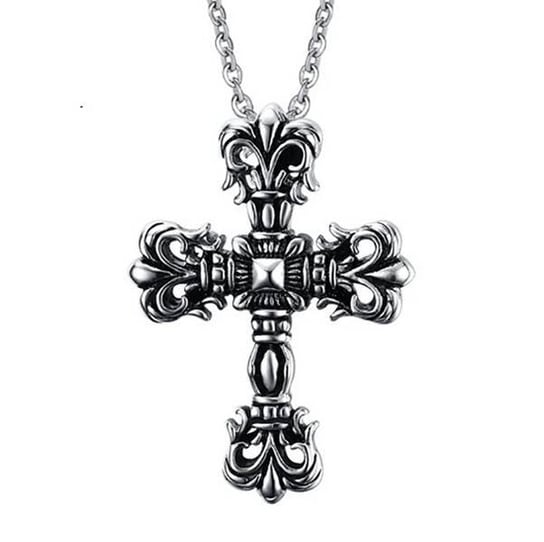 Krzyż gotycki srebrny 5,5 x 4 cm Mixparty