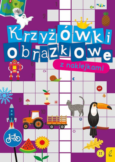 Krzyżówki obrazkowe z naklejkami. Wydanie 2024 Opracowanie zbiorowe