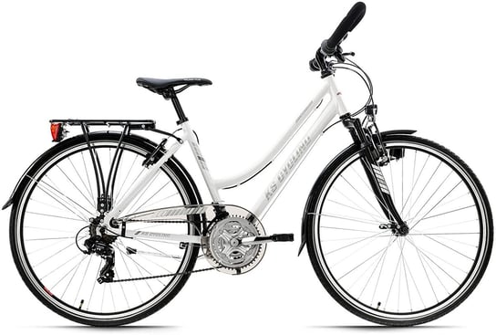 KS CYCLING, rower trekkingowy turystyczny, 28", aluminium, biały KS Cycling