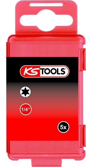 KS TOOLS 1/4" Bit do ?rub Torx,75mm,T9,5-ciopak KS Tools