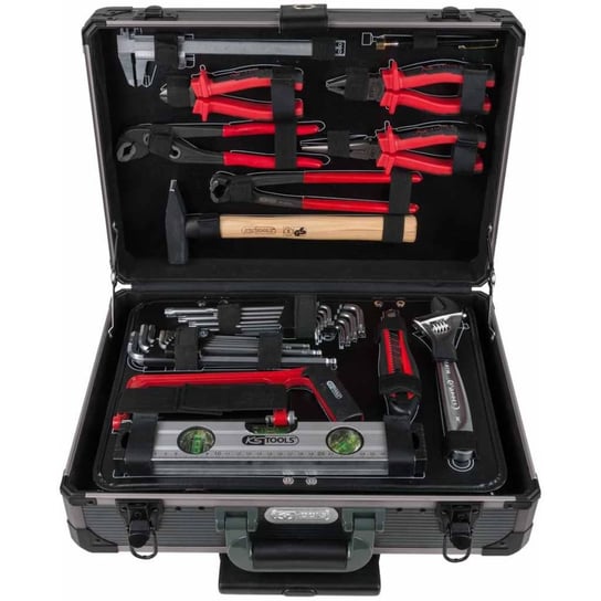 KS Tools, 130 cz. uniwersalny zestaw narzędzi 1/4"+ 1/2",  911.0630 KS Tools
