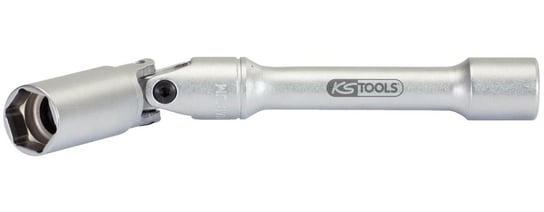 KS TOOLS 3/8" Nasadowy klucz do ?wiec ?arowych z przegubem, d?ugi, KS Tools