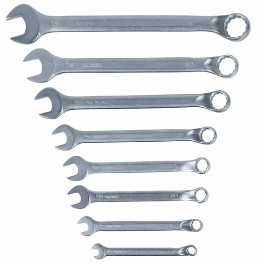 KS Tools 8-częściowy zestaw kluczy płasko-oczkowych, 8-22 mm, stal KS Tools