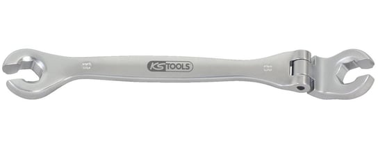 KS TOOLS CHROMEplus otwarty podwójny klucz oczkowy, z przegubem, 22mm KS Tools
