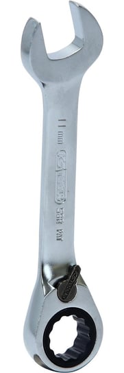 KS TOOLS GEAR+ Klucz plasko-oczkowy z grzechotka, ekstra krótki, 11mm KS Tools