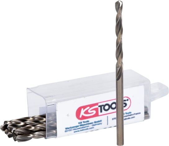 KS TOOLS HSS-G Co 5 Wiertlo spiralne, 3mm, 10-ciopak KS Tools