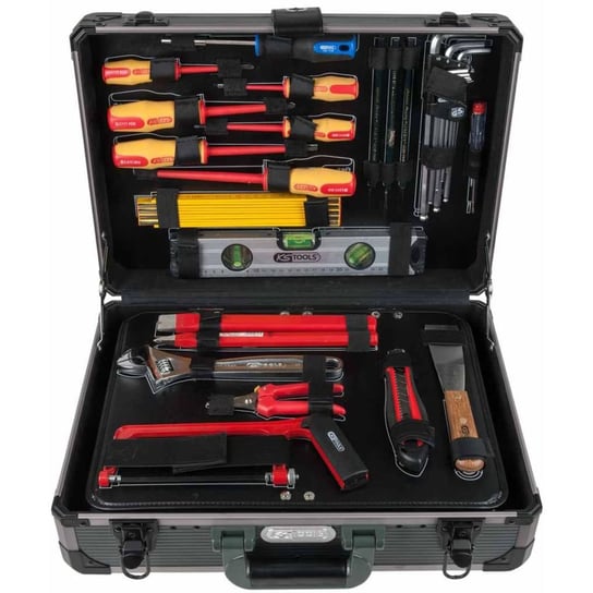 KS Tools, Zestaw 128 narzędzi dla elektryka, 1/4" + 1/2", 911.0628 KS Tools