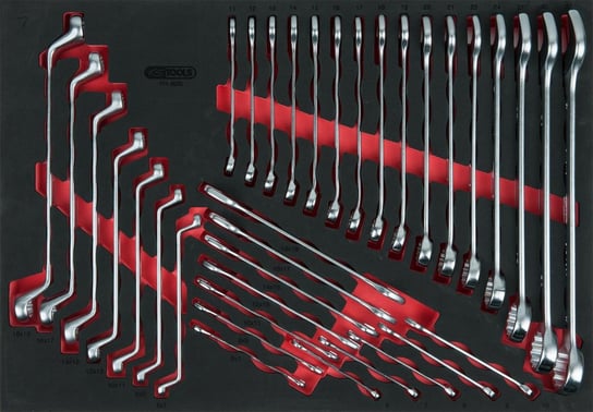 KS TOOLS Zestaw kluczy, 35 sztuk we wkładce systemowej 1/1 KS Tools