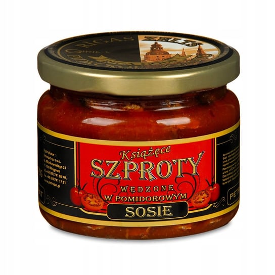 Książęce Szproty wędzone w sosie pomidorowym 250g GAMMA-A