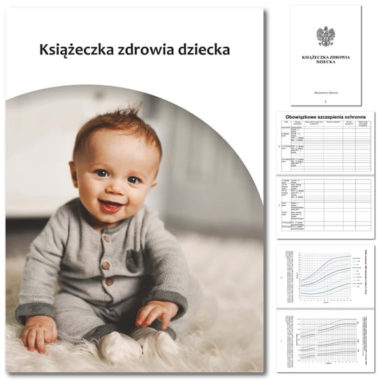 Książeczka Zdrowia Dziecka, Książeczka Szczepień wzór na 2025r A5 Inna marka