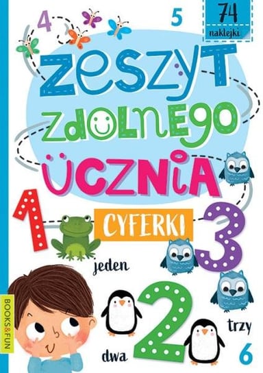 Książeczka Zeszyt zdolnego ucznia Cyferki Books and fun Inna marka