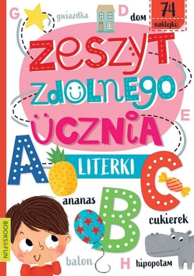 Książeczka Zeszyt zdolnego ucznia Literki Books and fun Inna marka