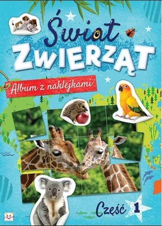 Książka Album z naklejkami Świat zwierząt cz.1 Inna marka