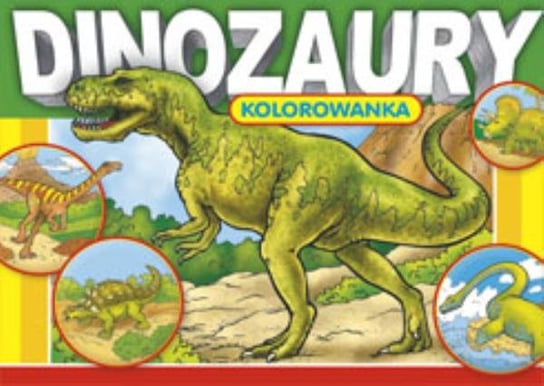 Książka Do Kolorowania Dinozaury 010 P20. Krzesiek, Cena Za 1 Sztukę Krzesiek