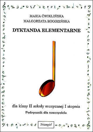Książka Dyktanda elementarne II, podręcznik nauczyciela/TRIANGIEL TRIANGIEL