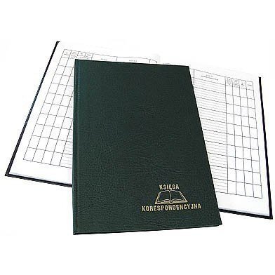 Książka korespondencyjna 300k zielona 1824-229-018 WARTA Warta
