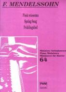 Książka - Pieśń wiosenna MF 64 Mendelssohn/PWM PWM