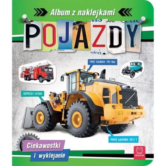 Książka Pojazdy. Album Z Naklejkami. Ciekawostki I Wyklejanie Inna marka