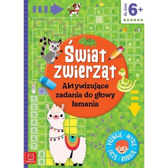 Książka Świat Zwierząt. Aktywizujące Zadania Do Głowy Łamania. Poznaję, Myślę, Liczę, Koduję Inna marka