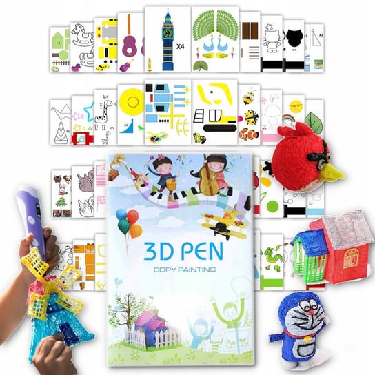 Książka Z Szablonami Do Długopis 3D Drukowanie 40 Xtech