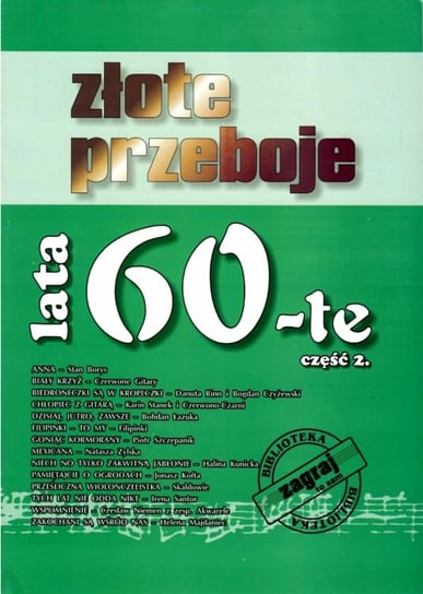 Książka Złote Przeboje Lata 60-te cz.2/STUDIO BIS Studio Bis