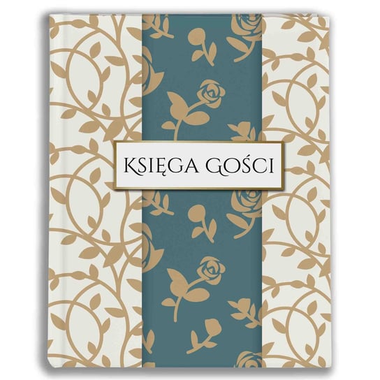Księga gości - wzór kwiatowy, oryginalny wygląd, 24x29, 60 stron Empol