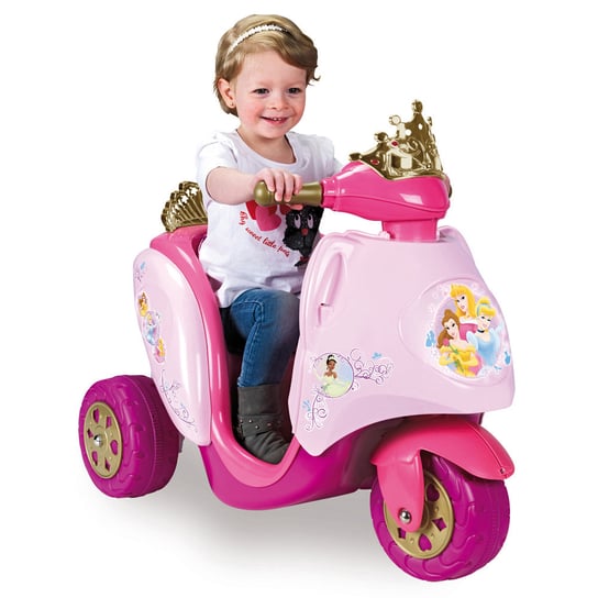 Księżniczki Disney, skuter na akumulator Feber