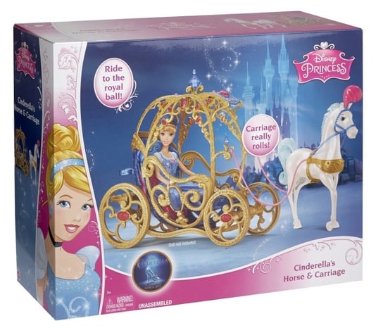 Księżniczki Disneya, bajkowa karoca Kopciuszka, CDC44 Mattel