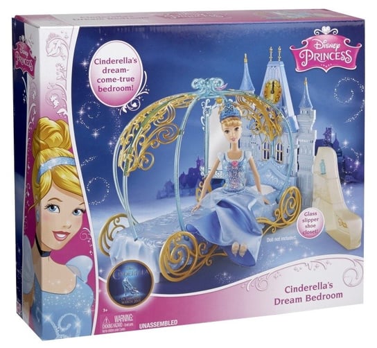 Księżniczki Disneya, bajkowa sypialnia Kopciuszka, CDC47 Mattel