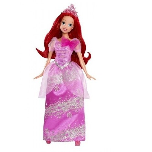 Księżniczki Disneya, Brokatowe księżniczki, lalka Arielka Mattel