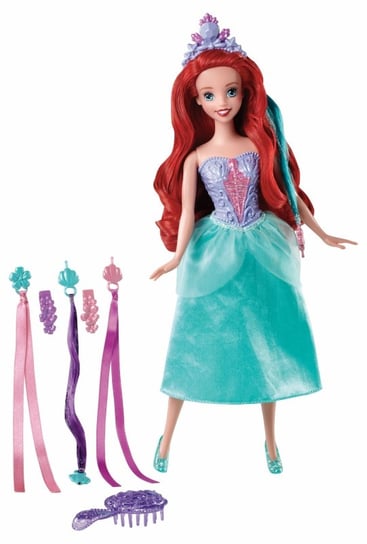 Księżniczki Disneya, lalka Bajeczne włosy Arielki, BDJ482 Mattel