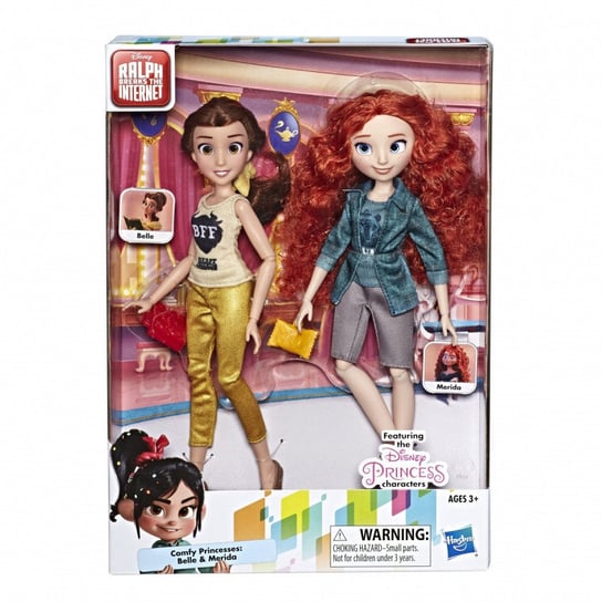 Księżniczki Disneya, lalka Bella i Merida Hasbro