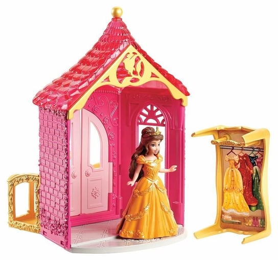 Księżniczki Disneya, lalka MagiClip + pokoiki księżniczek, BDJ98 Mattel