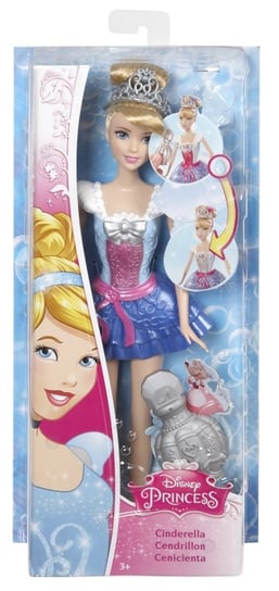 Księżniczki Disneya, lalka Magiczna wodna księżniczka Kopciuszek, CDB94/CDB95 Mattel