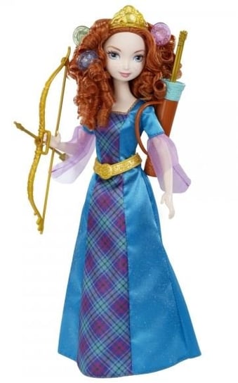 Księżniczki Disneya, lalka Merida Waleczna z kolorowymi włosami, Y8214 Mattel