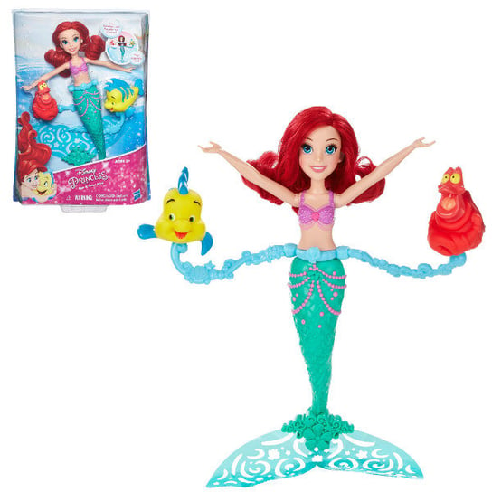 Księżniczki Disneya, lalka Pływająca Ariel i zwierzaki Hasbro