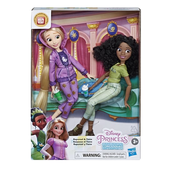 Księżniczki Disneya, lalka Roszpunka i Tiana 2-Pak E7418 Hasbro