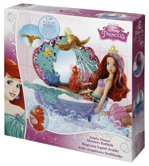 Księżniczki Disneya, magiczna kąpiel Arielki, zestaw, CDC50 Mattel